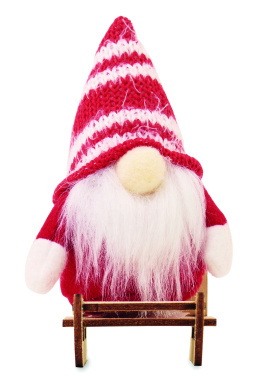 Логотрейд pекламные подарки картинка: Gnome on wooden sleigh