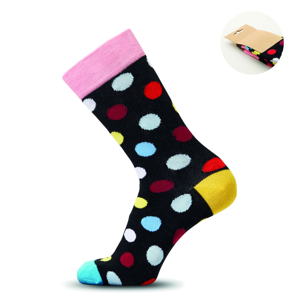Логотрейд pекламные подарки картинка: Funny patterned socks
