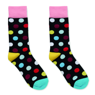 Лого трейд pекламные cувениры фото: Funny patterned socks