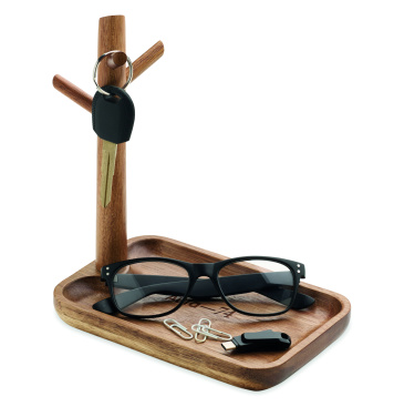 Логотрейд бизнес-подарки картинка: Acacia wood key tray holder