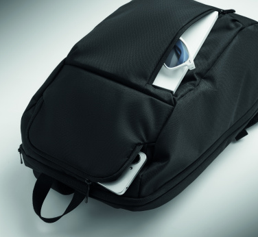 Логотрейд pекламные cувениры картинка: 15" RPET laptop backpack 15L