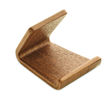 Логотрейд pекламные cувениры картинка: Walnut wood phone stand