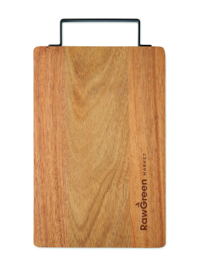 Логотрейд pекламные cувениры картинка: Acacia board with steel handle