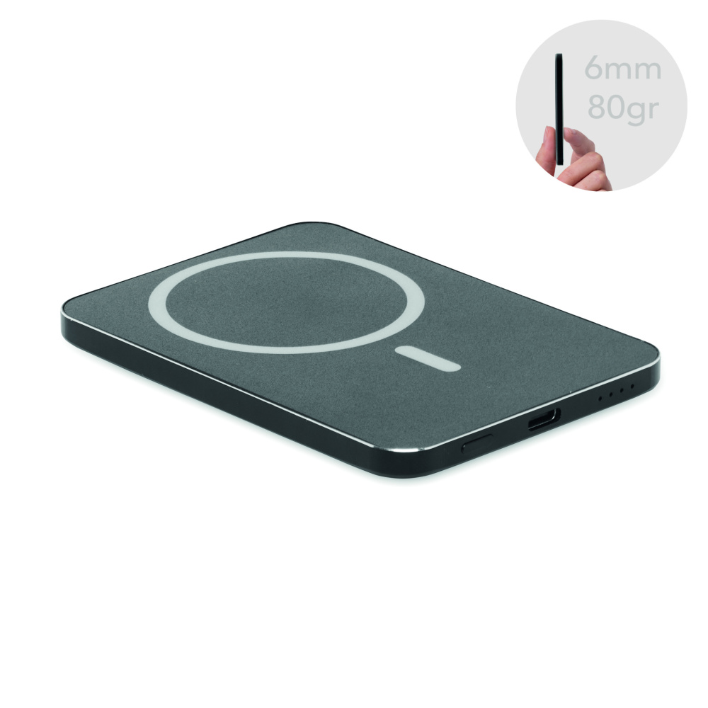 Логотрейд pекламные продукты картинка: Slim magnetic power bank 20W