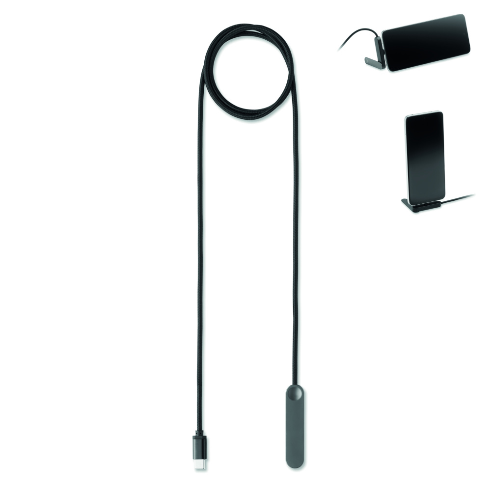 Лого трейд pекламные продукты фото: 60W USB-C cable phone stand