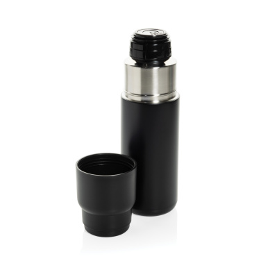 Логотрейд pекламные cувениры картинка: Термос Thermocup RCS из переработанных материалов с чашкой, 500 мл.