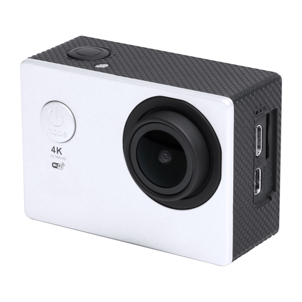 : Seikluskaamera 4K, plastikust, valge