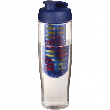 : H2O Active® Tempo 700 ml sportflaska med uppfällbart lock och fruktbehållare