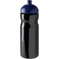 H2O Active® Base 650 ml sportflaska med kupollock, Solid svart/blå