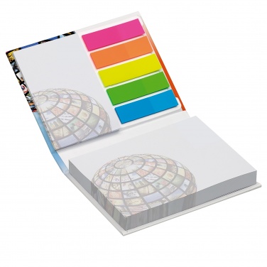 Logotrade profilreklam bild: Combi notes page marker set hard cover