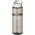 H2O Active® Treble 850 ml sportflaska med piplock, Träkol / Vit