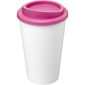 Americano® Eco 350 ml återvinningsbar mugg, Vit/rosa