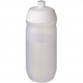 HydroFlex™ Clear 500 ml klämbar sportflaska, Vit / Frostad klar