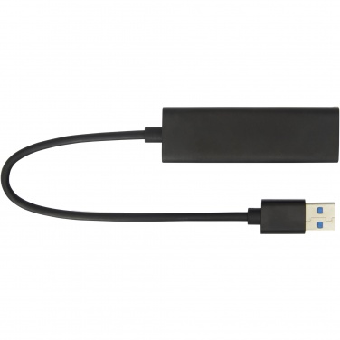 Logotrade presentreklam bild: ADAPT USB 3.0-hubb av aluminium