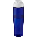 H2O Active® Eco Tempo 700 ml sportflaska med uppfällbart lock, Vit/blå