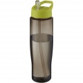 H2O Active® Eco Tempo 700 ml sportflaska med piplock, Lime / Träkol