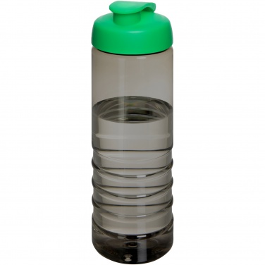 Logotrade kampanjprodukter bild: H2O Active® Eco Treble 750 ml sportflaska med uppfällbart lock