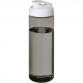 H2O Active® Eco Vibe 850 ml sportflaska med uppfällbart lock, Träkol / Vit