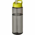 H2O Active® Eco Vibe 850 ml sportflaska med piplock , Träkol / Lime