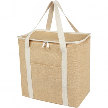 Logotrade reklamprodukter bild: Juta kylväska av 300 g/m² jute, 19 l