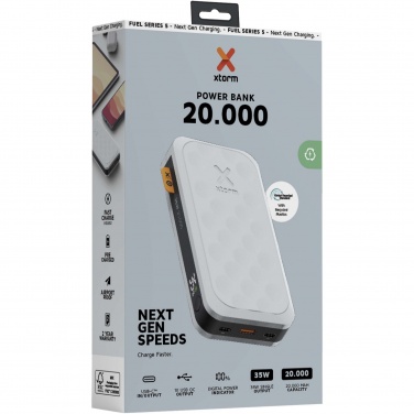 Logotrade reklamprodukter bild: Xtorm FS520 Fuel Series 20 000 mAh 35 W powerbank