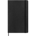 Moleskine 100% VEGEA® Boa L anteckningsbok med mjukt omslag – linjerad, Helt svart