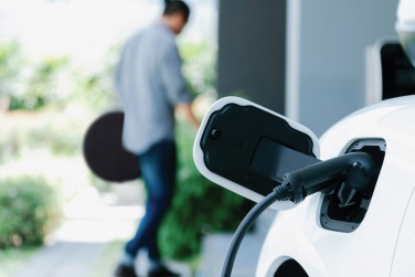 Logotrade profilprodukter bild: Volty Aware™ RPET EV-kabelförvaringsväska