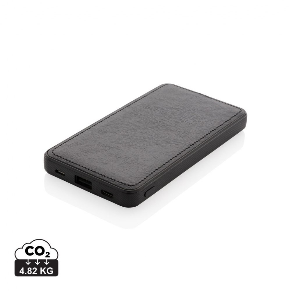 Logotrade reklamprodukter bild: Tusca 10.000 mAh PU powerbank