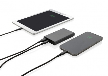 Logotrade profilprodukter bild: Terra 5.000 mAh powerbank RCS återvunnen aluminium