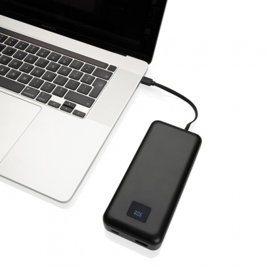 Logotrade reklamprodukter bild: Gridley 20.000mAh/65W laptop powerbank RCS rplast