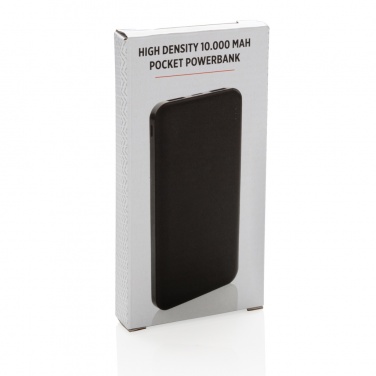 Logotrade kampanjprodukter bild: High Density 10.000 mAh powerbank i fickformat