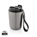 Cuppa vakuummugg med logoband RCS re-steel, silver