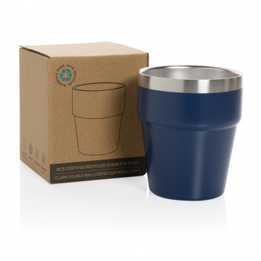 Logotrade profilprodukter bild: Clark dubbelväggig kaffemugg 300ml RCS