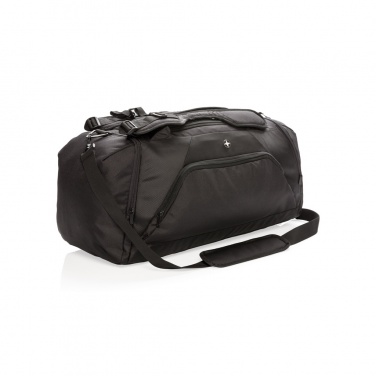 Logotrade profilprodukter bild: Swiss Peak RFID sport duffle & ryggsäck