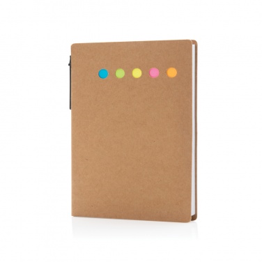 : Kraftpapper sticky notes A6 med penna