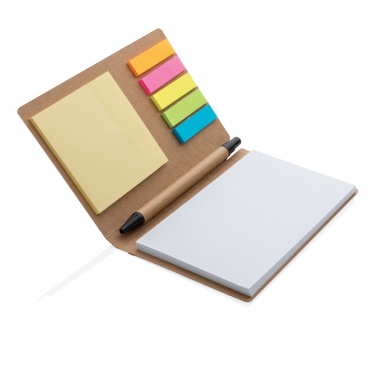 : Kraftpapper sticky notes A6 med penna