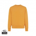 Iqoniq Kruger relaxed fit sweatshirt i återvunnen bomull, solur orange