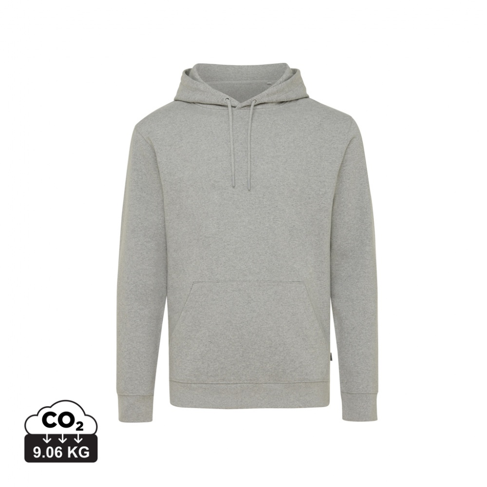 Logotrade reklamprodukter bild: Iqoniq Torres hoodie i återvunnen ofärgad bomull