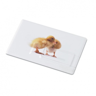 Logotrade profilprodukter bild: Creditcard. USB flash 4GB