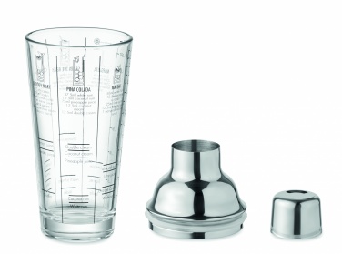 Logotrade reklamprodukter bild: Cocktailshaker i glas 400 ml