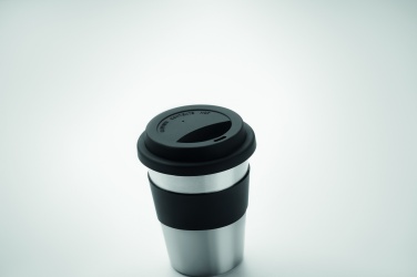 Logotrade presentreklam bild: Take away mugg rostfri