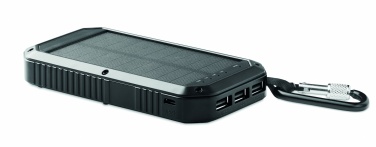 Logotrade reklamprodukter bild: Powerbank solcell  8000 mAh