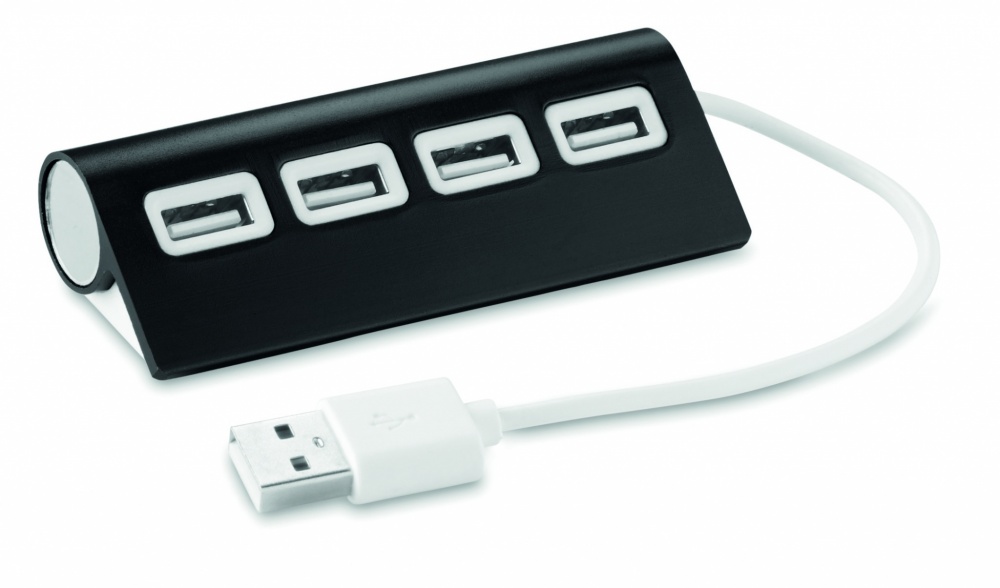 Logotrade profilprodukter bild: USB hubb med 4 portar