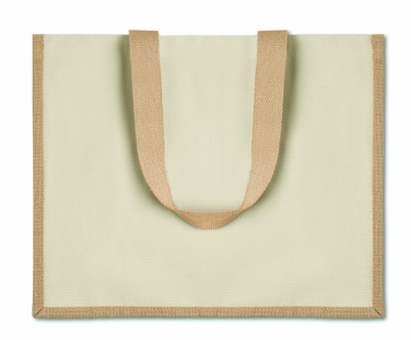 : Shoppingkasse i jute/canvas