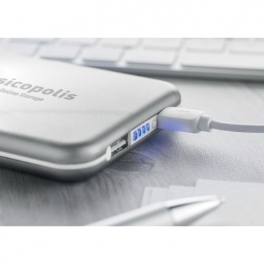 Logotrade profilprodukter bild: 4000 mAH sol Powerbank