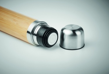 Logotrade presentreklam bild: Thermos med bambu 400ml CHAN BAMBOO