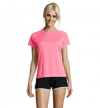 Logotrade profilreklam bild: SPORTY DAM T-SHIRT  140g