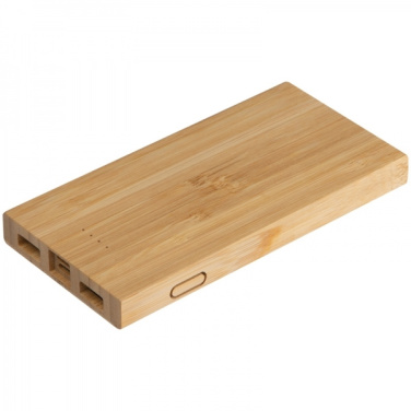 Logotrade reklamprodukter bild: Bambu powerbank KATOWICE