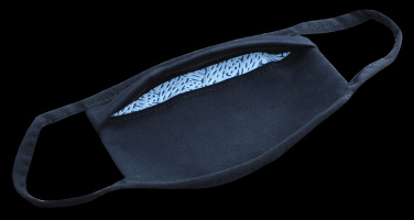 Logotrade profilprodukter bild: MARS PRO bomullsmask (storlek M) med ficka och HEPA-filter 1380165
