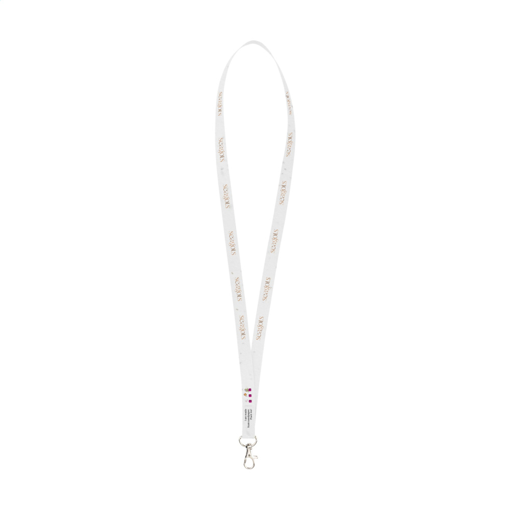 Logotrade presentreklam bild: Seed Paper Lanyard 2 cm